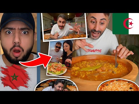 😱 🇲🇦🇩🇿مغربي مصدوم من أكل وهران التقليدي | بركوكس بالتعمير ما شافش بحالو فحياتو