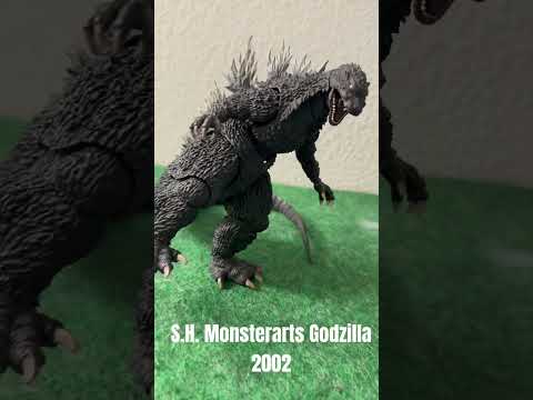 S.H. Monsterarts Godzilla 2002 #godzilla #godzillatoys #actionfigures #toys
