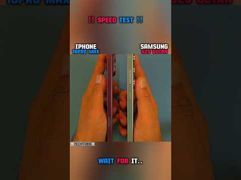 ⚡🚀 IPHONE 18PRO MAX VS SAMSUNG S25 ULTRA SPEED TEST!!