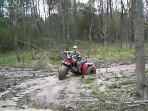 Honda mud riding