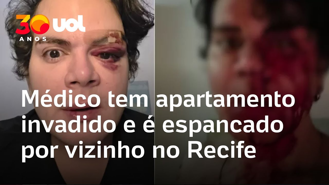 Médico tem apartamento invadido e é espancado por vizinho em PE agressor responderá em liberdade