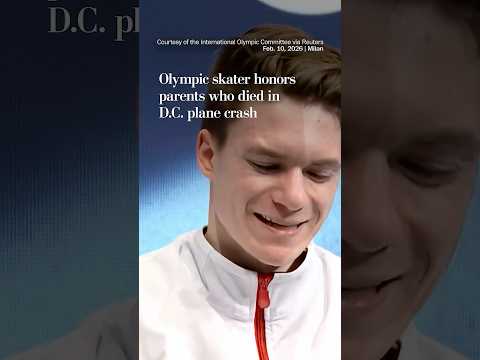 Olympic skater honors parents who died in D.C. plane crash