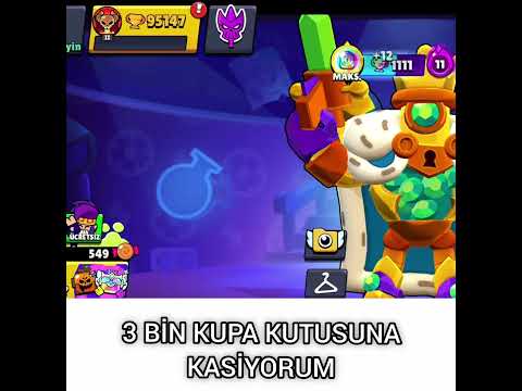 3 bin kupa kutusuna kasiyorum