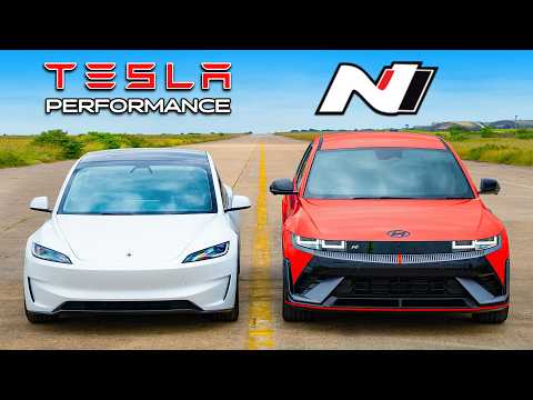 Tesla Model 3 vs Hyundai Ioniq 5: Electrifying Drag Race Showdown