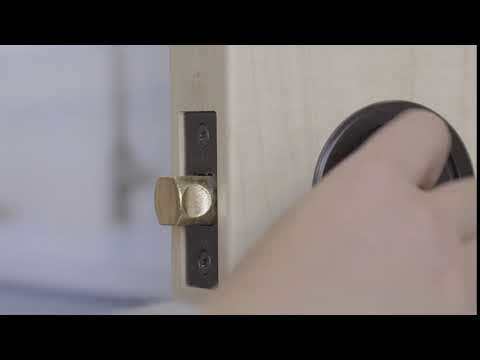Emtek Round Tubular Pocket Door Privacy Pull - (Oil Rubbed Bronze