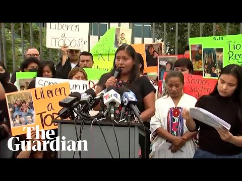 ‘A very traumatising experience’: families of LA detainees demand their release