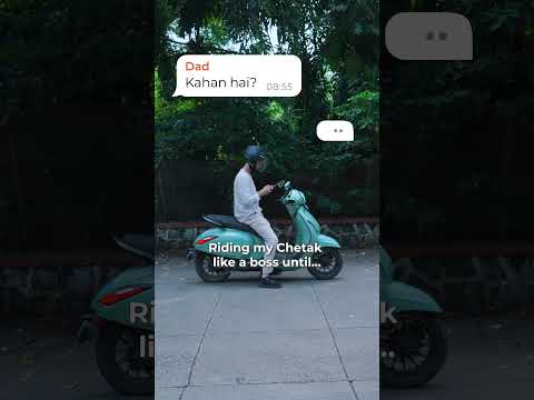 From messages to maps to…..Chetak’s touchscreen display keeps me covered✌🏻