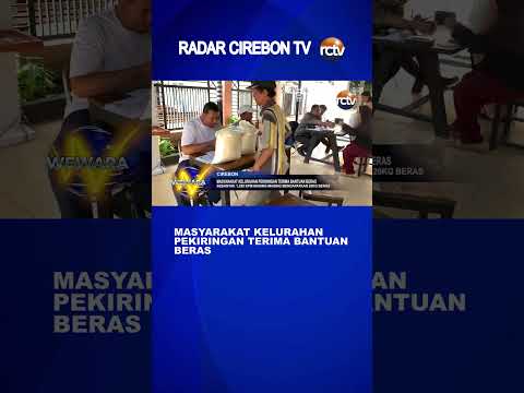 Masyarakat Kelurahan Pekiringan Terima Bantuan Beras