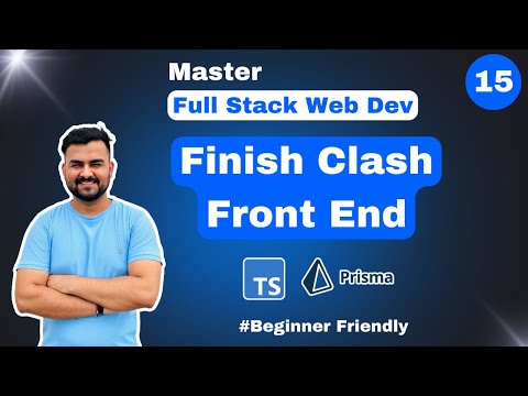 Clash front end - 15 Master Full-Stack with Next js, Shadcn UI , TailwindCss