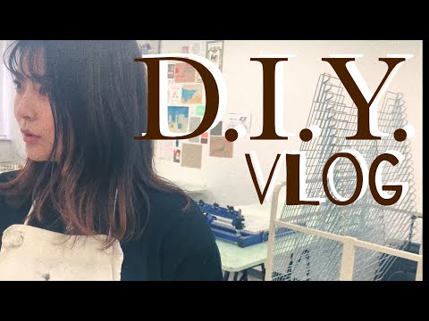 【D.I.Y. VLOG】シルクスクリーントートバッグ製作