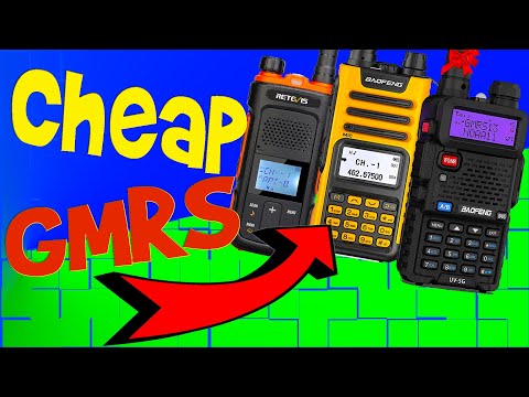 6 CHEAPEST GMRS HT Radios for 2022 | Bottom 6 GMRS Radios