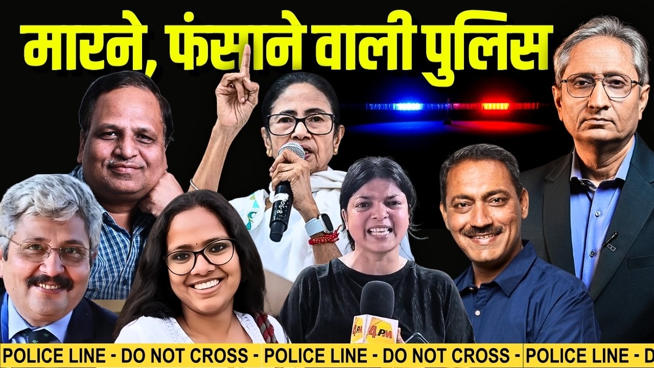 महिला पत्रकारों को पुलिस ने मारा? अभिषेक के दफ़्तर पर हमला, बिना सबूत जेल में डाला सत्येंद्र जैन को