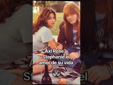La hermosa Stephanie Seymour el amor <strong>de</strong> la vida <strong>de</strong> Axl Rose 🤘🏻🥰🔥 #rock #<strong>music</strong> #gunsnroses #axlrose