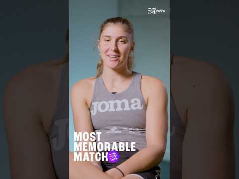 Beatriz Haddad Maia's most MEMORABLE match on Tour? 💭 #shorts #tennis #wta