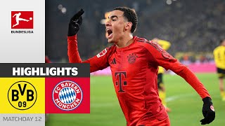 Musiala-Header Saves Point! | Borussia Dortmund — FC Bayern München 1-1 | Highlights | Matchday 12