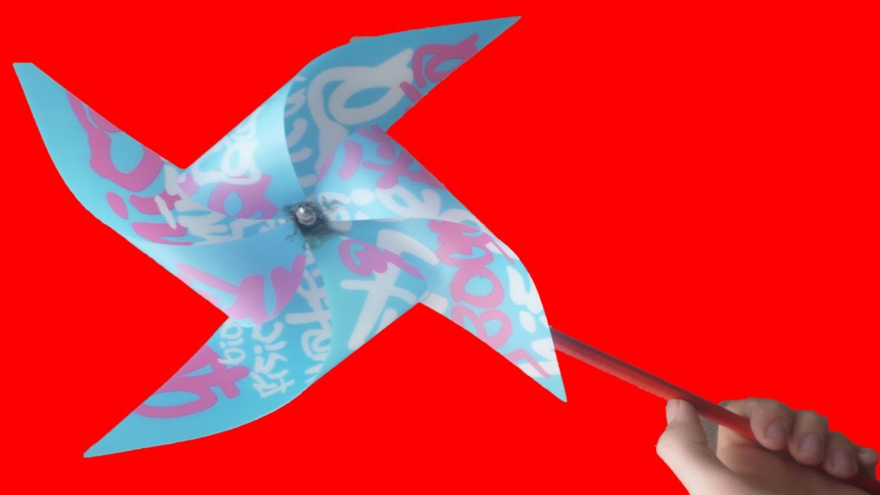 Manualidades Como Hacer Un Molino (Molinillo, Remolino, WindMill) YouTube