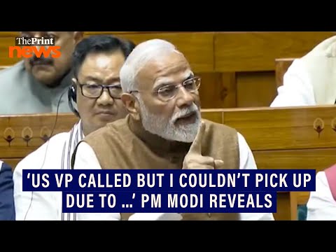‘US VP called but I couldn’t pick up due to …’ PM Modi reveals what happened on the night of 9 May