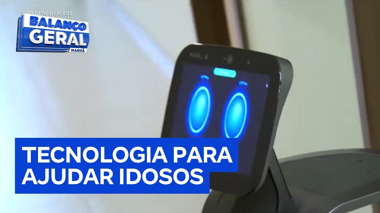 Robô social ajuda idosos a se conectarem com a tecnologia em São Paulo