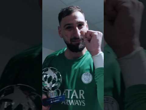 Grazie, Gigio ❤️💙 #PSG #Donnarumma