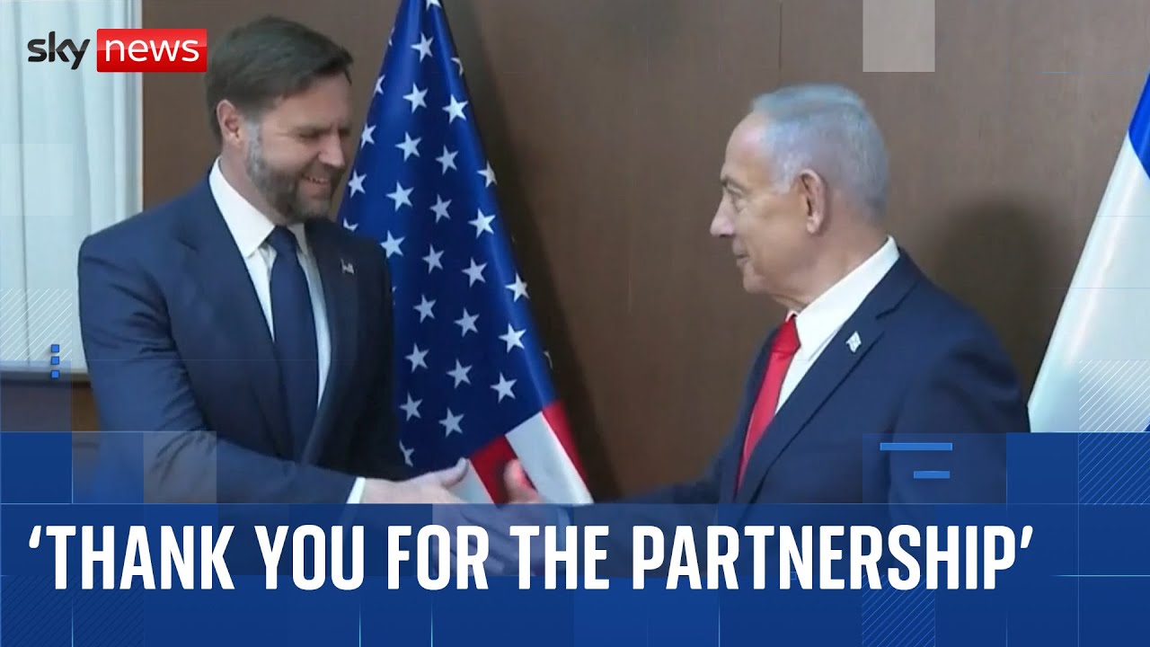 'We have a very tough task ahead of us': JD Vance and Netanyahu reaffirm US-Israel partnership