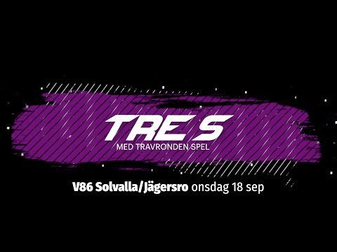 Speltips V86 Solvalla/Jägersro - 18 september