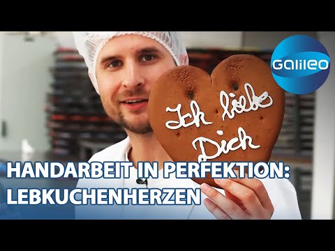 40.000 handgemachte Lebkuchenherzen pro Tag! 2 Tage bei der Lebkuchenproduktion| Galileo | ProSieben