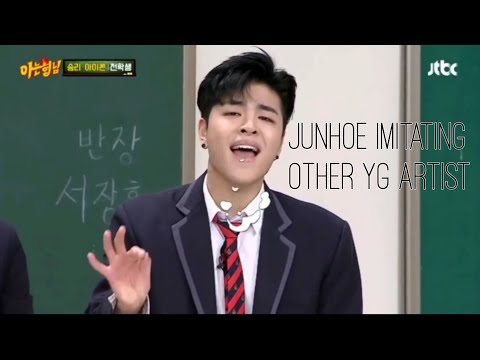 iKON JUNHOE aka KING of imitating Yg artist