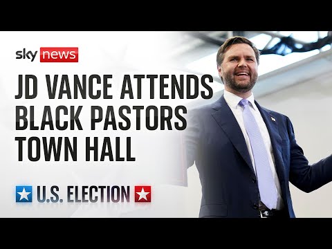 JD Vance participates in Black Pastors town hall in Harrisburg, Pennsylvania