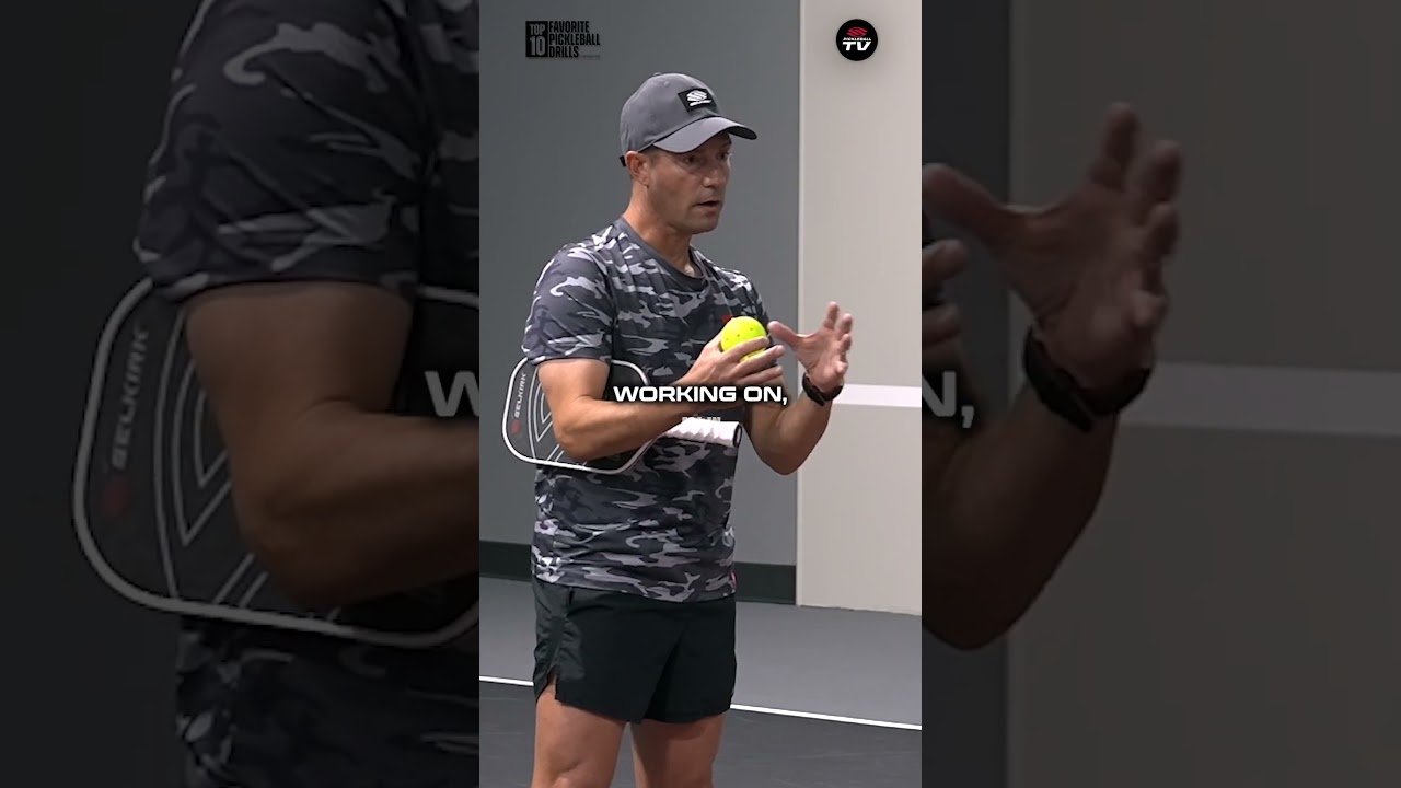 Pickleball coach @markpricepickleball will take you through the diamond dinking drill 💠