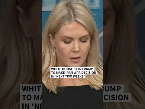 Trump to make Iran war decision in 'next two weeks' | AFP #shorts