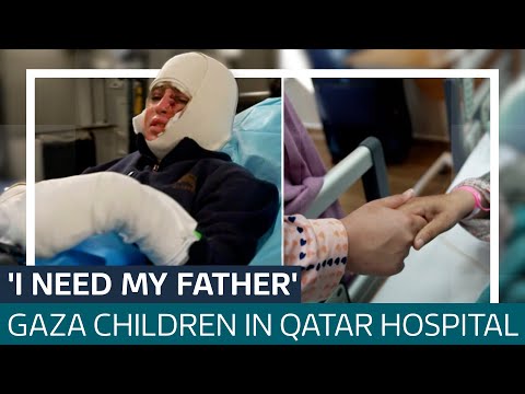 Inside the Qatar hospital treating some of Gaza's most severely wounded children  | ITV News