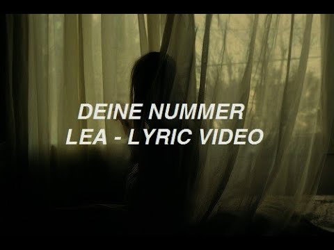 Deine Nummer - LEA (lyrics)