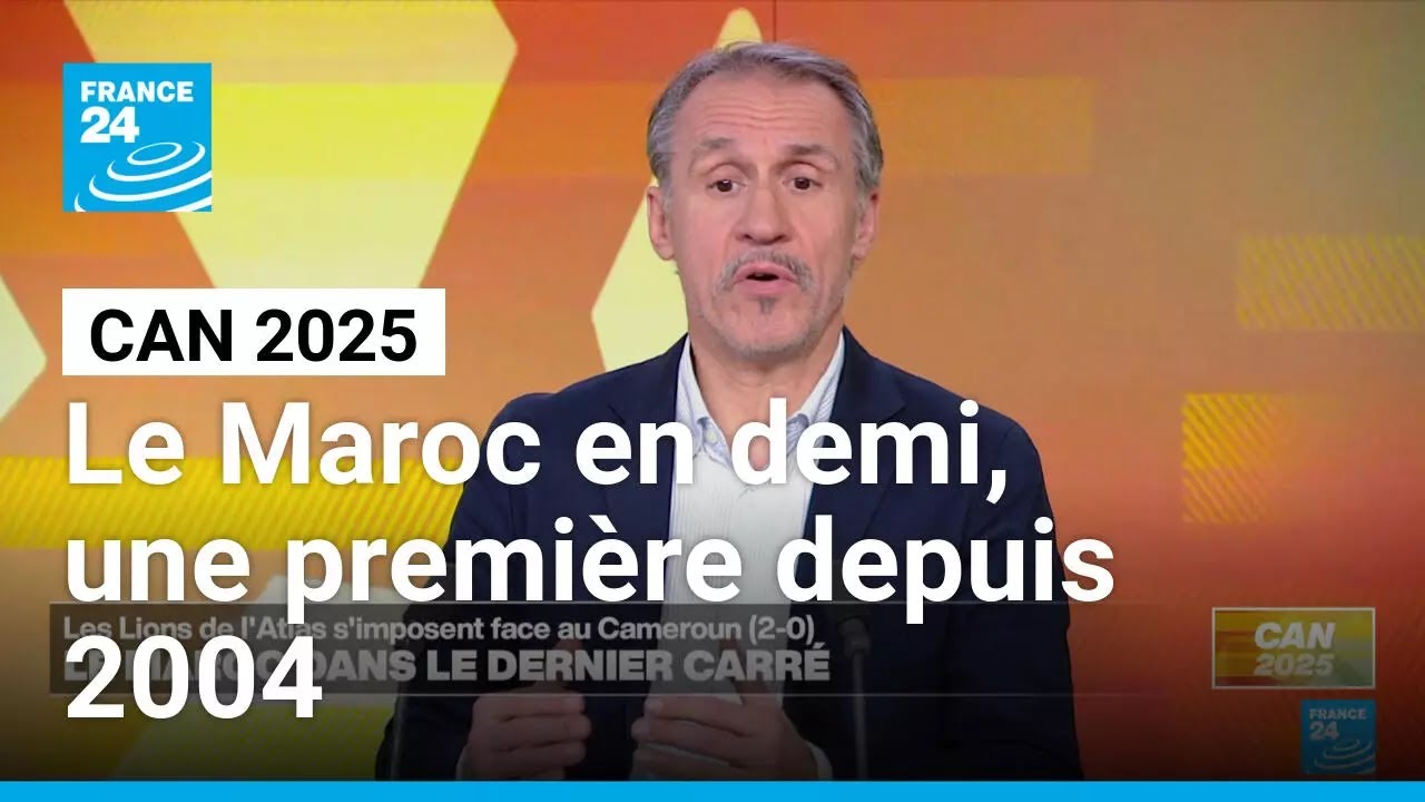 Le Maroc rejoint les demi-finales pour la première fois depuis 2004 • FRANCE 24