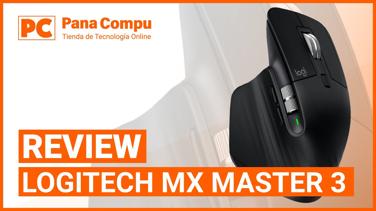 Video Logitech MX Master 3 - Mouse, Inalámbrico, USB/Bluetooth, Darkfield de Alta Presición, Hasta 4000dpi, Negro