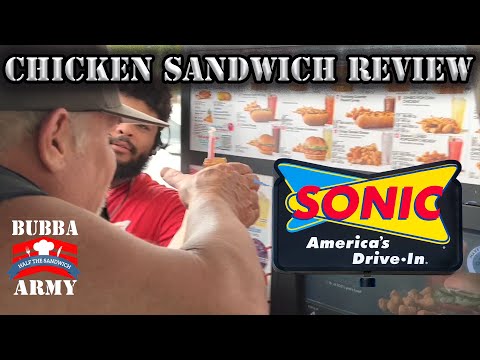 Sonic Chicken Sandwich Review! Not Just 1 Bite, Half The Sandwich, Because I'm A Fatass - Ep. 8