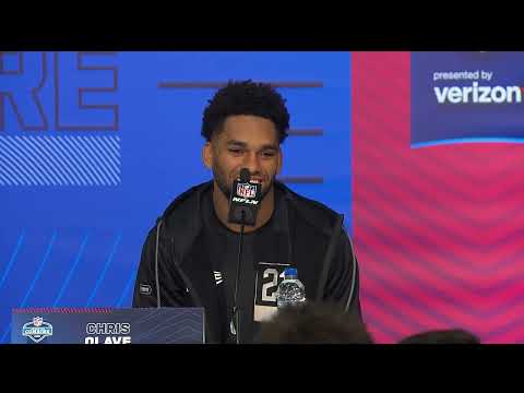 Ohio State WR Chris Olave | 2022 NFL Scouting Combine Interview video clip