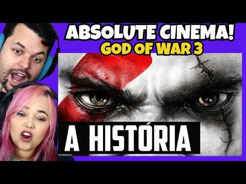 Sessão Spoiler - A História de God of War 3 Sidão do Game // REACT