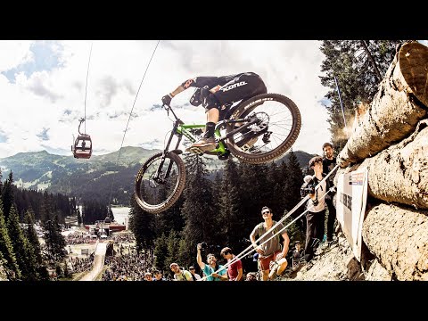 How a raw MTB practice session looks like | UCI MTB World Cup Lenzerheide 2017