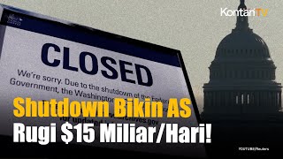 Ekonomi AS Rugi Rp 248 Triliun per Hari Akibat Shutdown