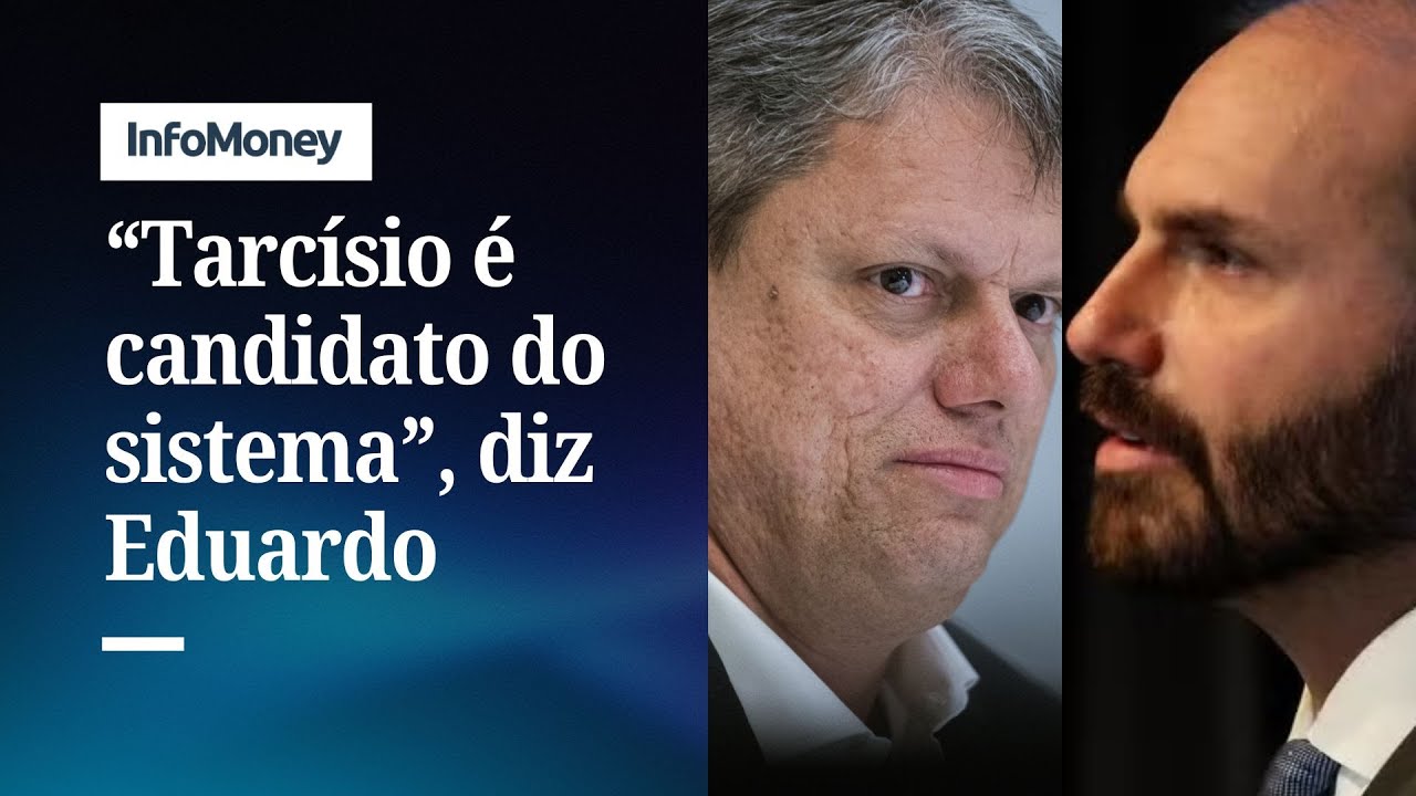 Eduardo critica Tarcísio sobre concorrer às eleições presidenciais de 2026 | InfoMoney News TV Online Eduardo critica Tarcísio sobre concorrer às eleições presidenciais de 2026 | InfoMoney News