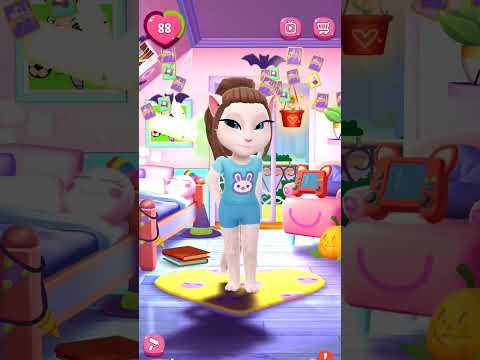 Angela's morning 🌅#mytalkingangela2 #shortsfeed #games