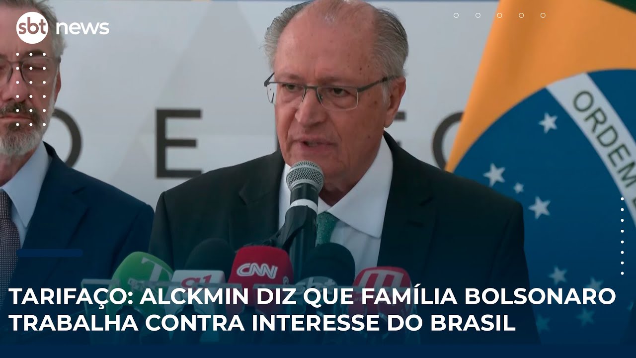 Alckmin diz que família Bolsonaro trabalha contra interesse do Brasil | SBT News