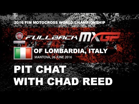Pit Chat with Chad Reed FULLBACK MXGP of Lombardia - Italy 2016