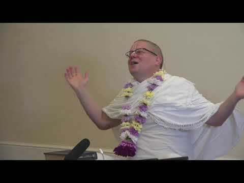 Morning class with Prabhu Gadādhara Paṇḍita Dāsa, Oct 18, 2024.