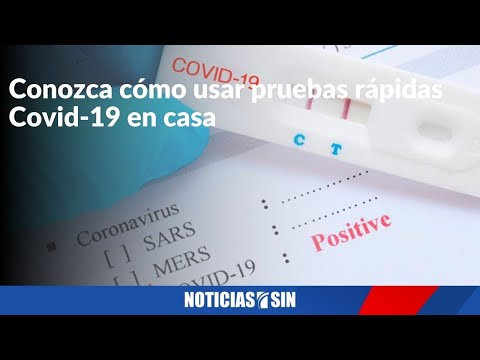 Conozca cómo usar pruebas rápidas Covid-19 en casa