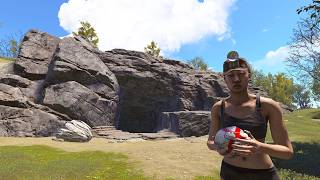 YouTube thumbnail for Spoonkid's video titled 'i played rust without leaving a cave'