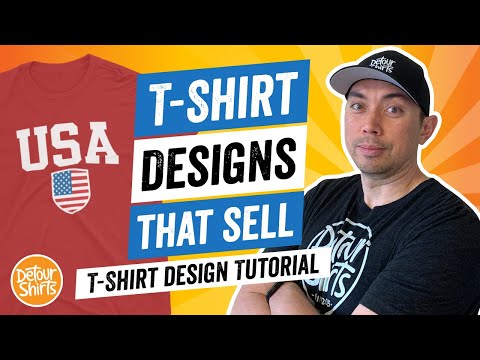 T-Shirt Designs That Sell – T Shirt Design Tutorial for Non-Designers, Make This for Print on Demand