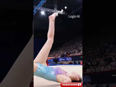"시간을 잊게 하는 열정" 체조 여왕의 혼신을 다한 마루 운동 🤸‍♀️🔥#gymnast #올림픽 #新体操 #운동선수 #shorts