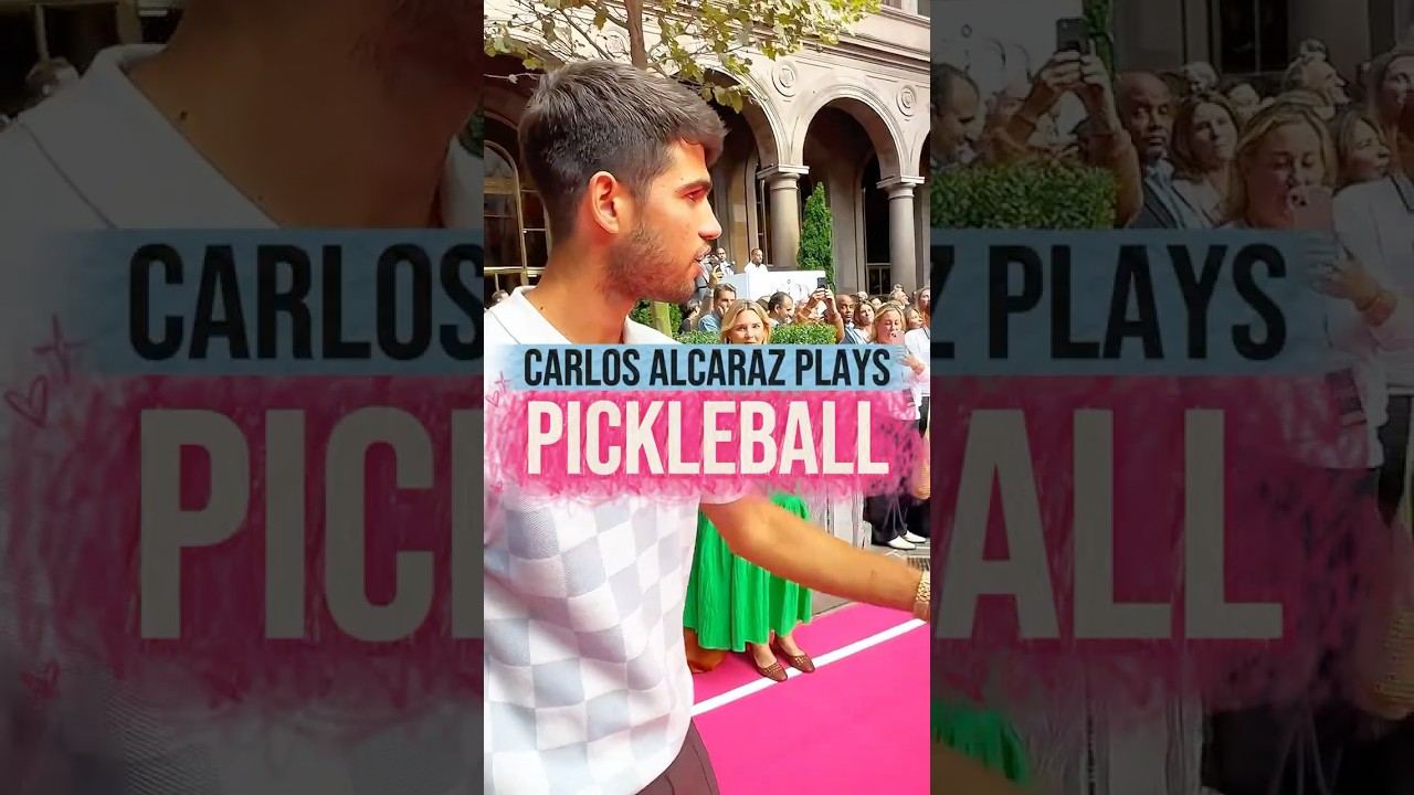 Carlos Alcaraz plays pickleball 🙌🏼