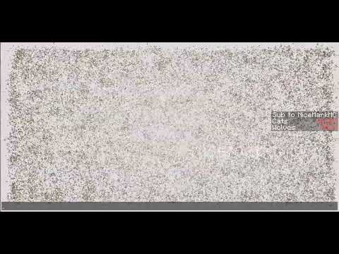 50000 Cats vs 50000 Wolves - Minecraft Mob Battle